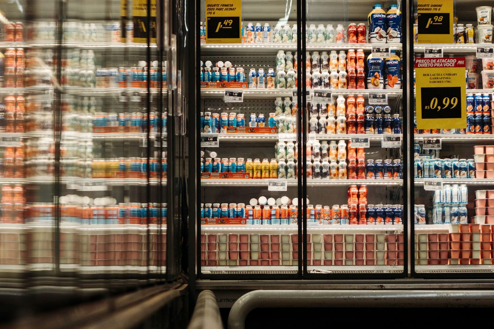 The chilled case at the end of the chain